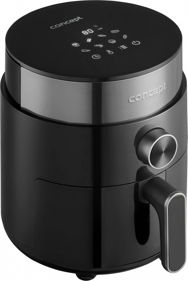 Friteza na vroč zrak Concept FR2500, 2,5 L, črna