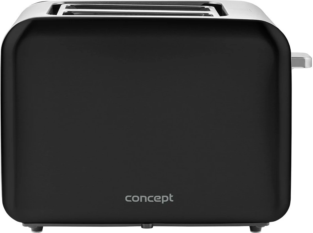 Toster z 2 režama, 950 W, inox/črn Concept TE2052