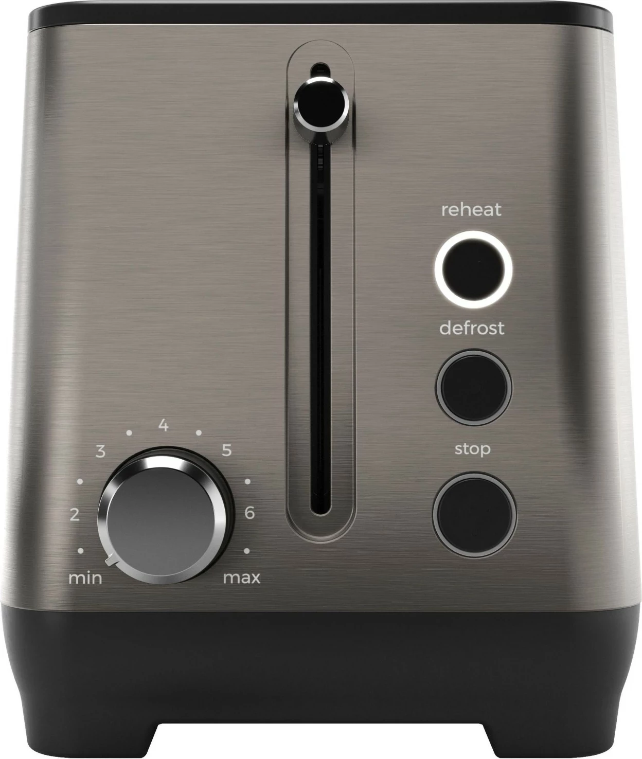 Toster za 2 rezini, 7 stopenj, nerjaveče jeklo, srebrn Aiwa ABT1000