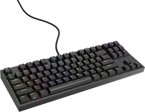 Mekančna tipkovnica TKL RGB Genesis Thor 404, črna