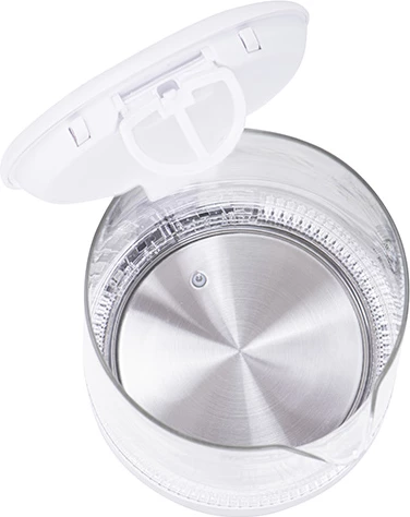 Električni čajnik iz stekla Mesko MS1301, 1,7 L, nadzor temperature, LED, bel