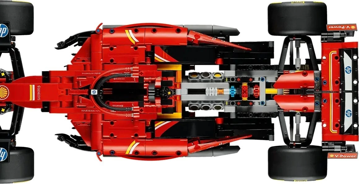 Podroben model Ferrari SF-24 LEGO Technic, 42207, rdeč