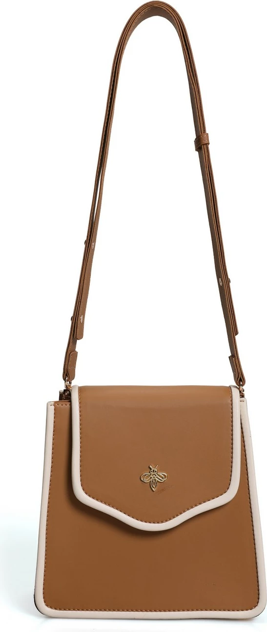 Torbica za ramo Lucky Bees 1248, camel-krem