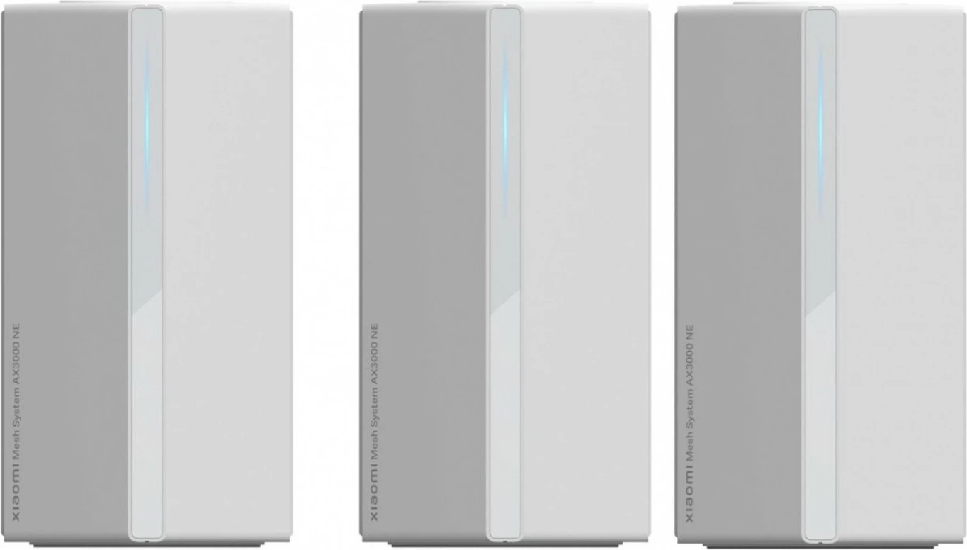 Mrežni sistem Mesh AX3000 NE, Xiaomi, 3 kosa, bel