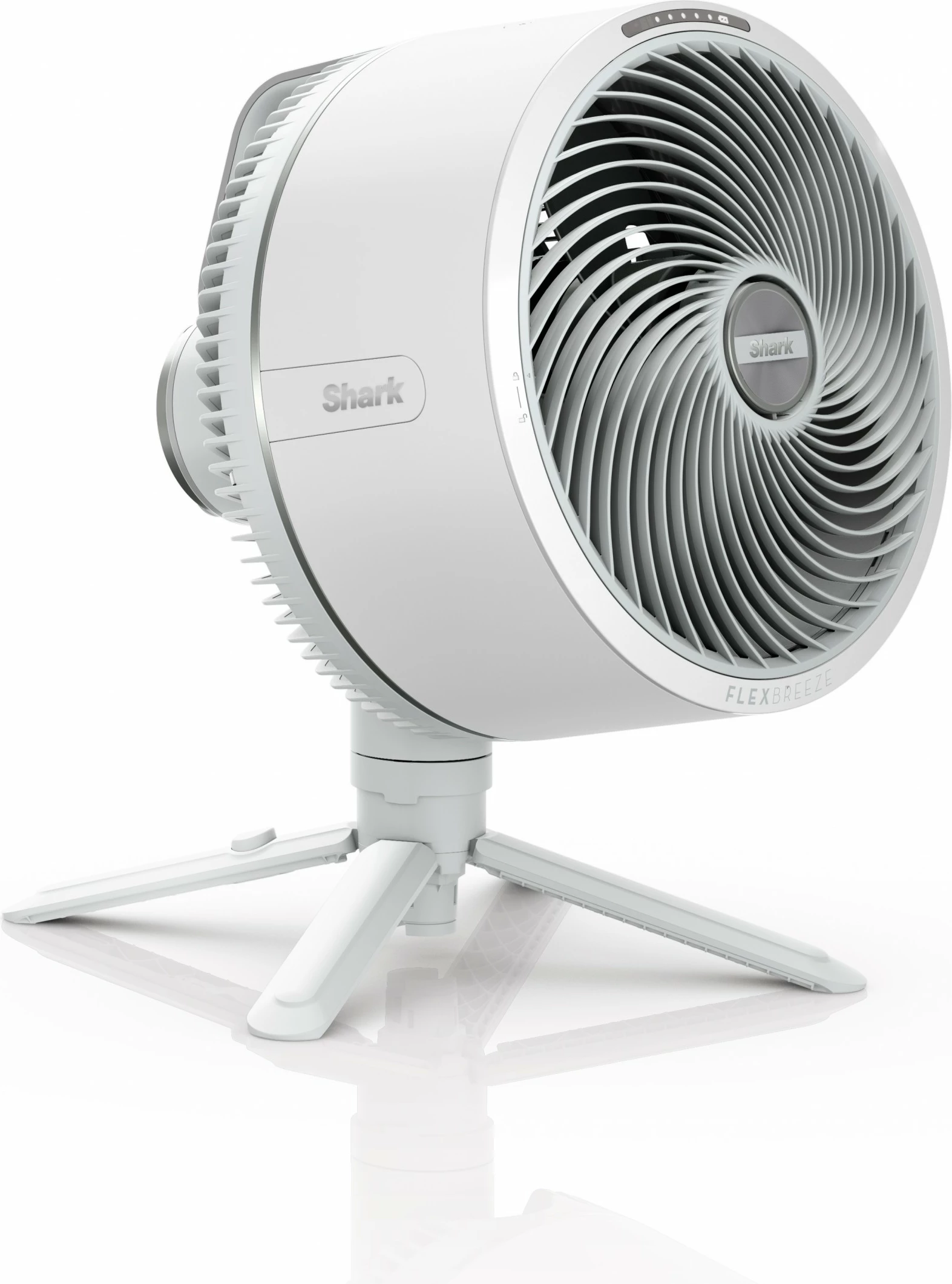 Namizni/stoječi ventilator Shark FlexBreeze, domači, bel