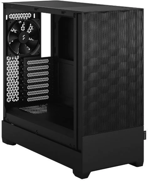 Kompjuterska ohišje Pop Air Black Solid Fractal Design, Midi Tower, črn
