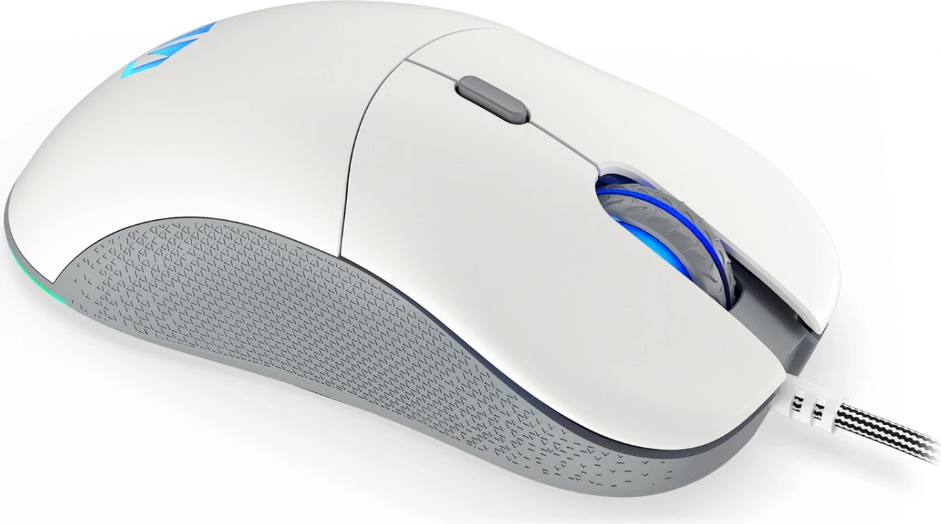 Žična miška z RGB osvetlitvijo Endorfy GEM Plus, bela