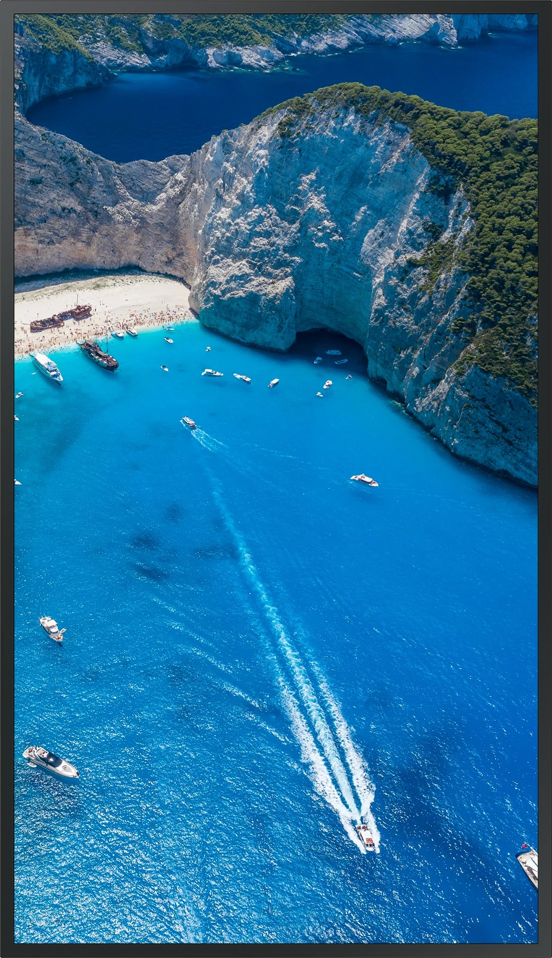 Velik zaslon 75" Samsung OM75A, LED, črn