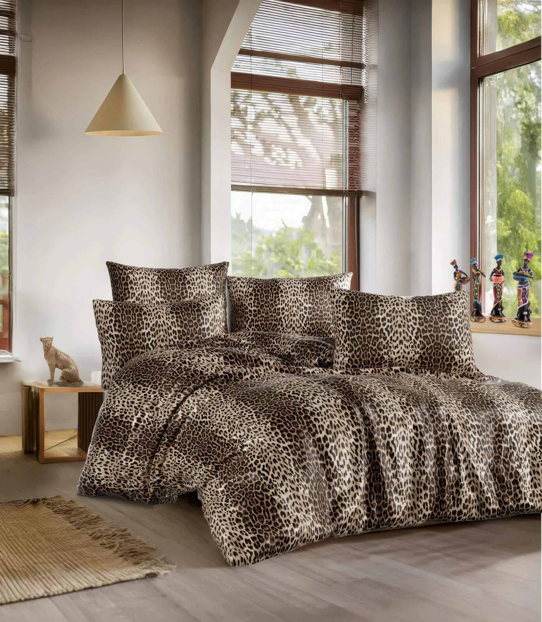 Prevleka za odejo Enojna XL, leopard L'essentiel