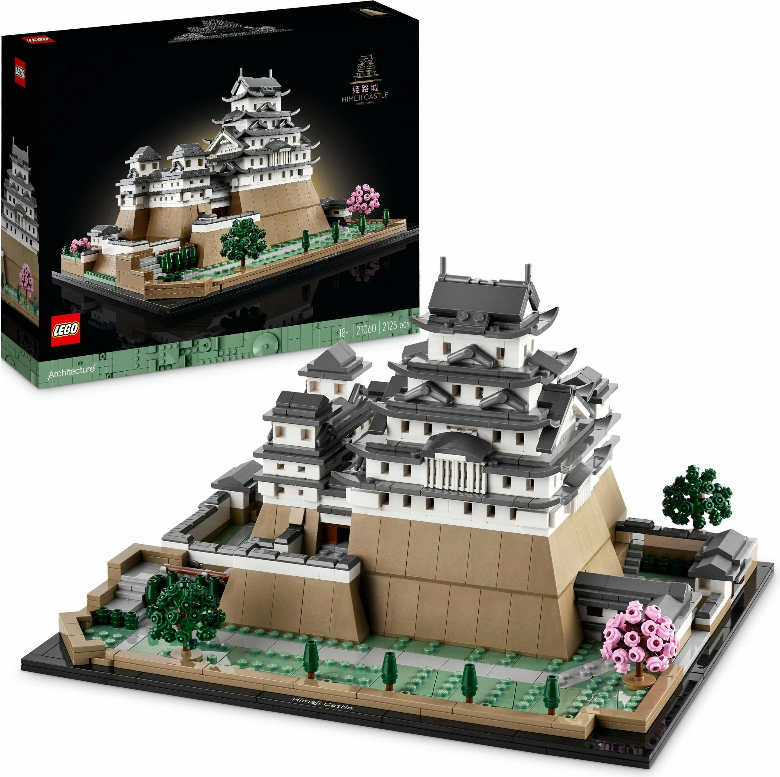 Model Himeji Castle, LEGO 21060, 2125 kosov, večbarven