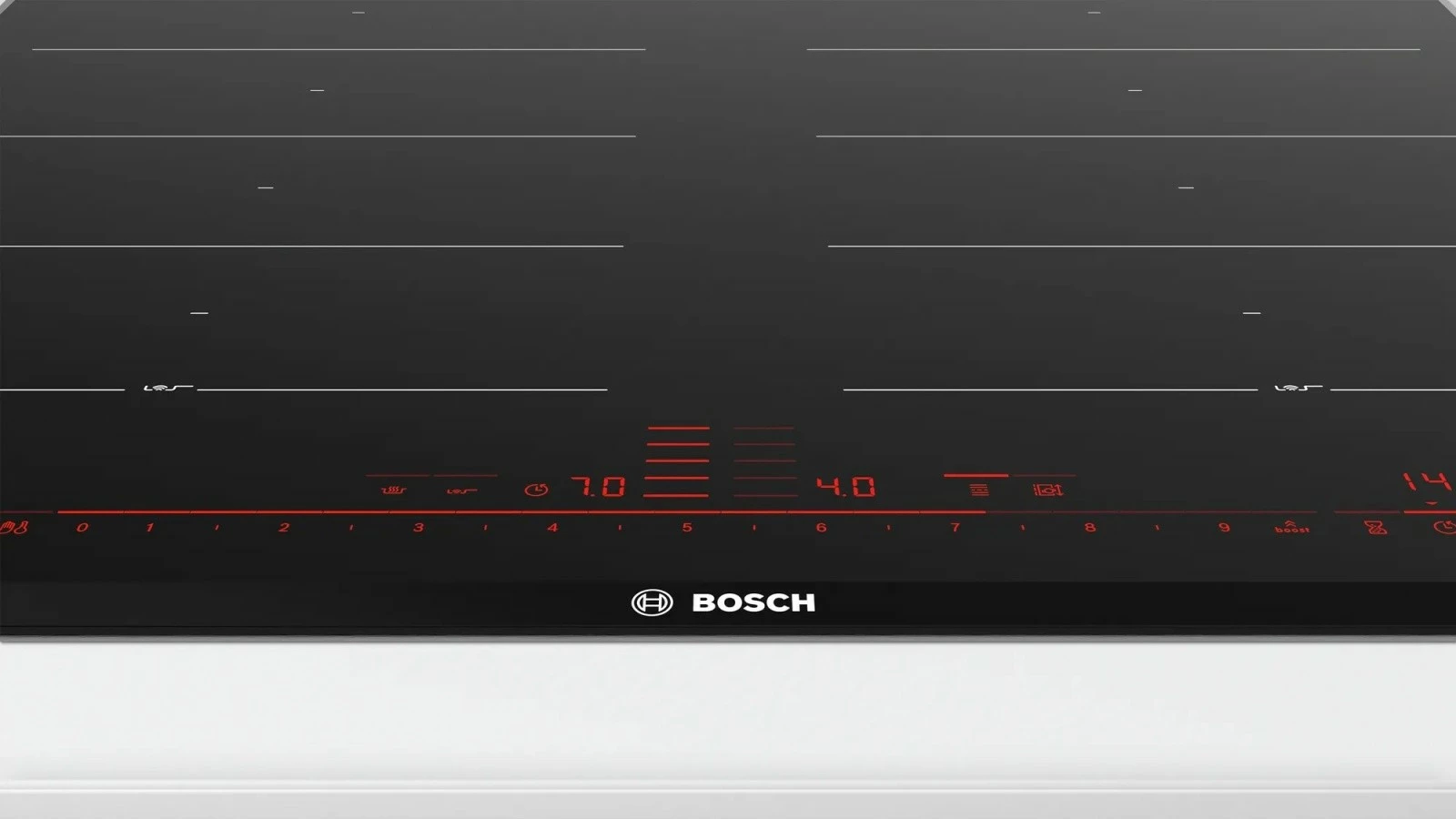 Indukcijska kuhalna plošča, Bosch PXX675DC1E, 4 FlexInduction območja, 60 cm, na dotik, PerfectFry, PowerBoost, črna