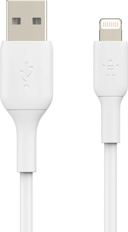 Kabel Lightning v USB-A, Belkin CAA001BT1MWH, 1 m, bel
