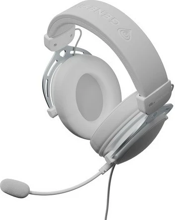 Slušalke za igralce, Genesis Toron 531, z odstranljivim mikrofonom, bele