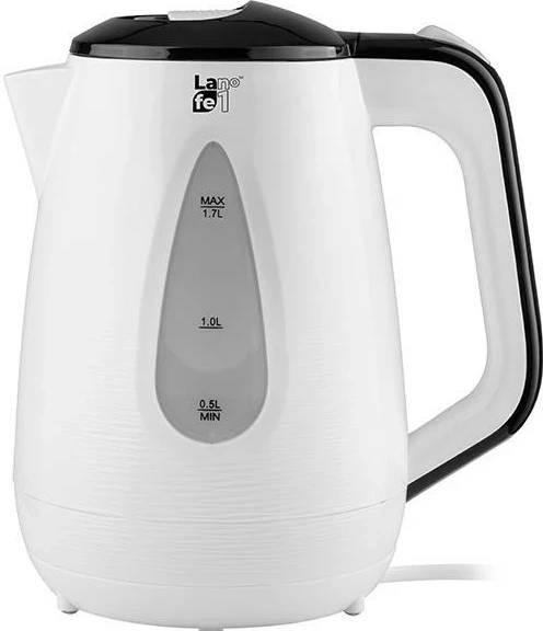 Električni čajnik 1,7 L Lafe CEG018, bel-črn