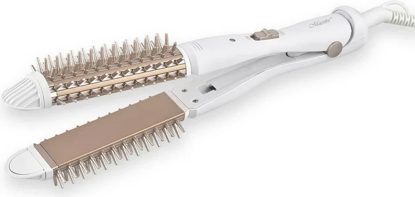 Kodralnik in likalnik las 2 v 1, 55 W, keramičen, rožnato zlat Maestro MR-263