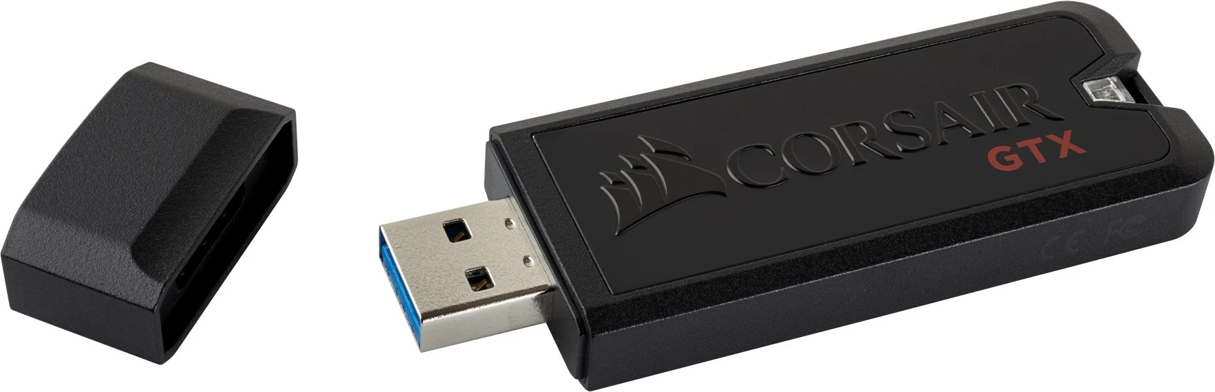 USB ključ Corsair Flash Voyager GTX 512 GB, USB 3.1, črn