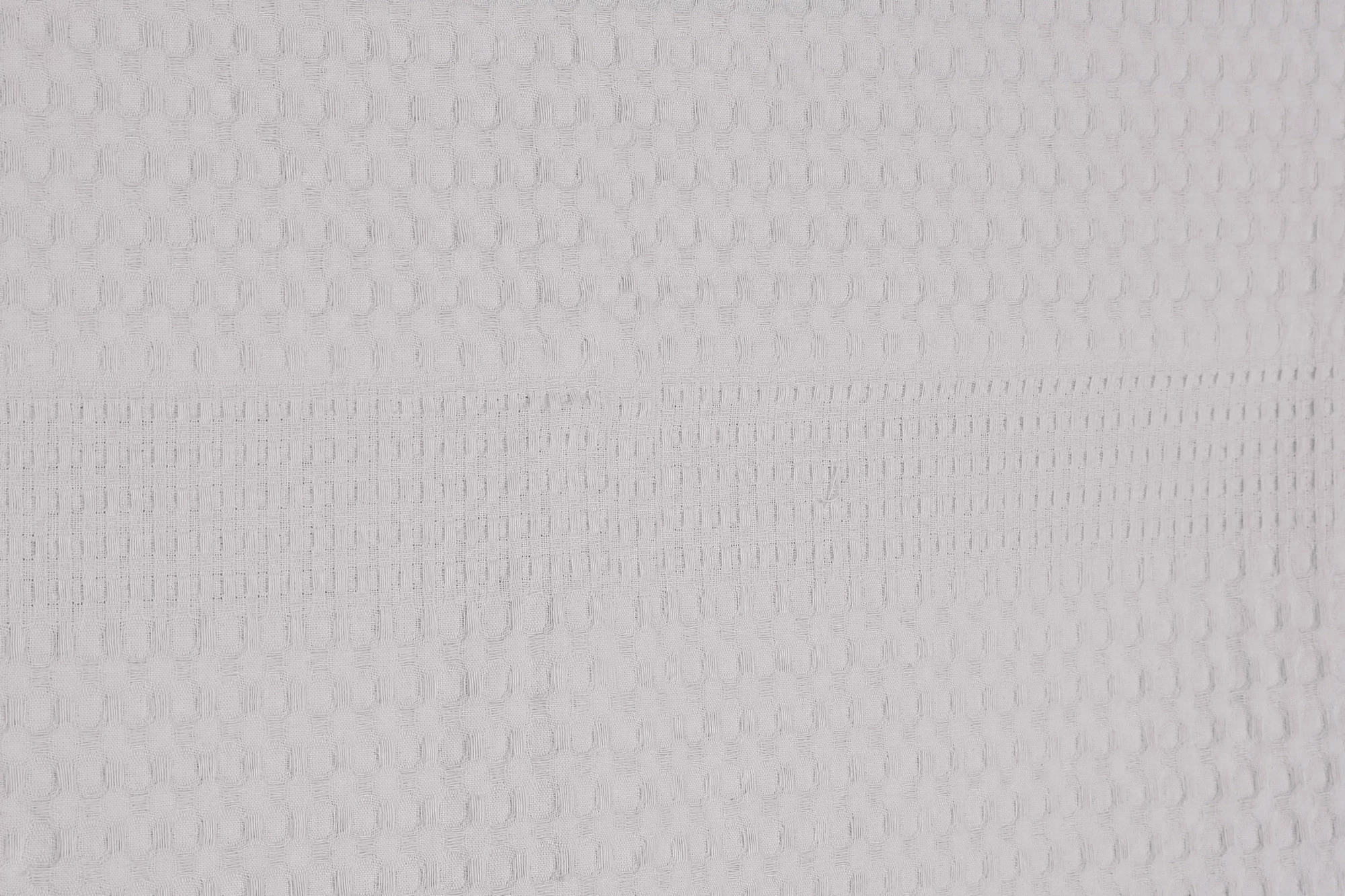 Rjuha Double Pique, svetlo siva, z ročno obdelanim robom, 220 x 240 cm