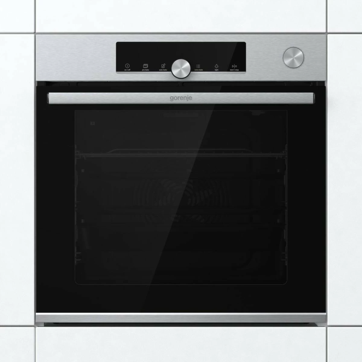 Pečica Gorenje BSA6747A04X, 77 L, inox, A+