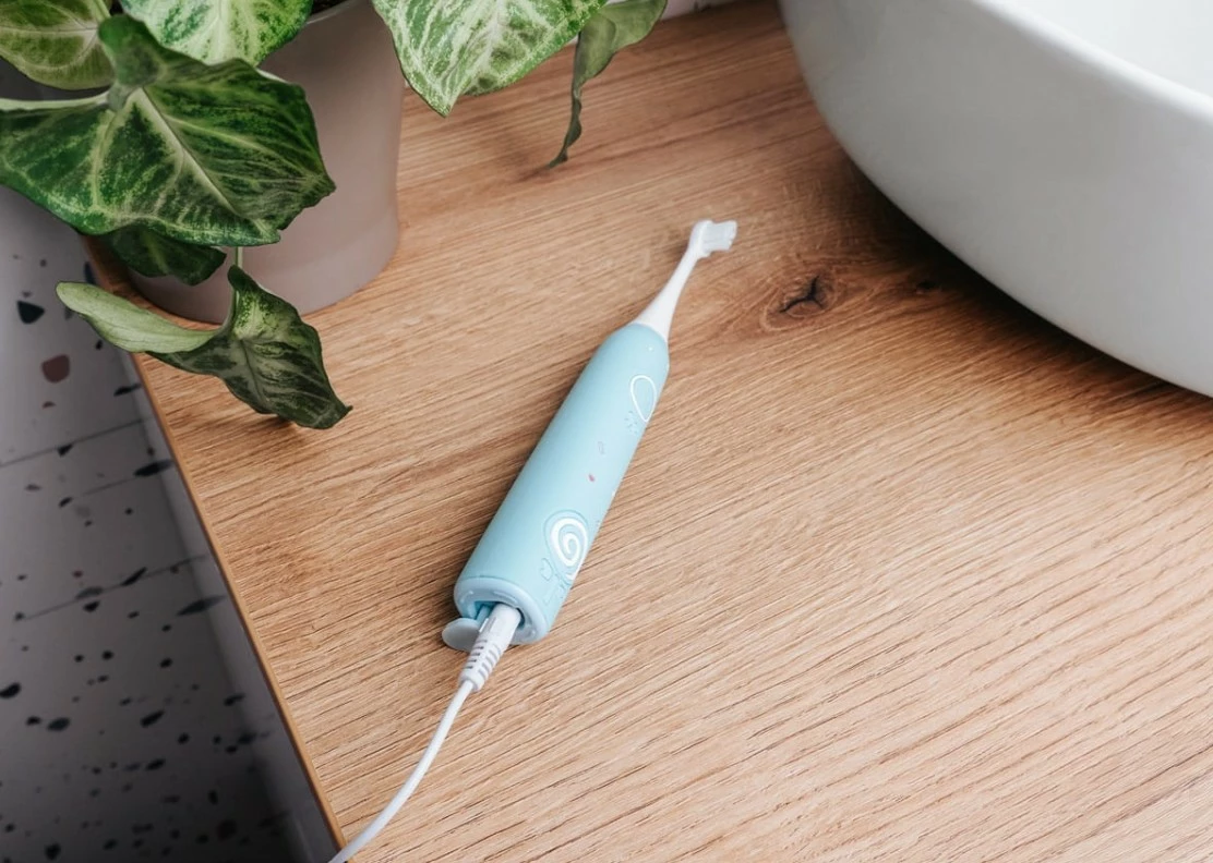 Električna zobna ščetka za otroke, Concept KIDO SMILE ZK6020, modra, 4 glave