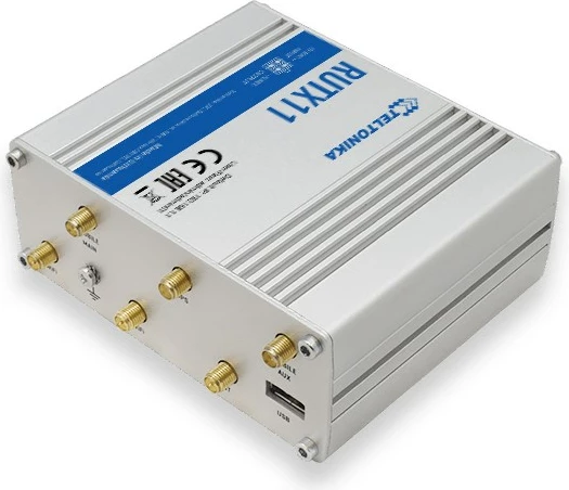 Dvojno pasovni usmerjevalnik Teltonika RUTX11, Gigabit Ethernet, 4G, siv