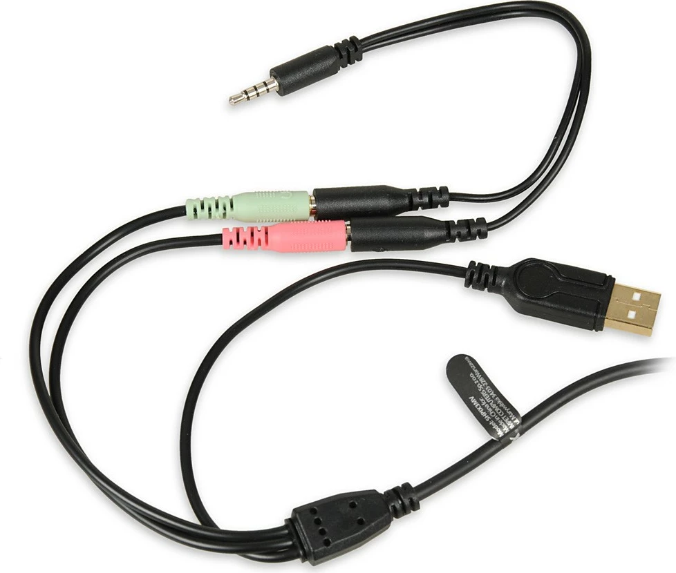 Gaming slušalke z mikrofonom iBOX Aurora X3, SHPIX3MV, črne