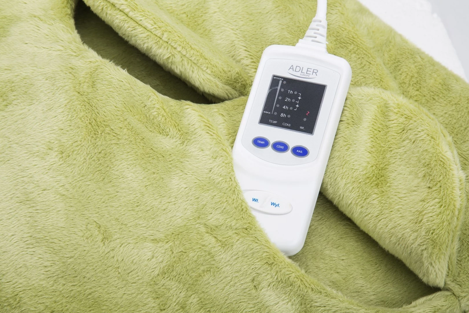 Električni grelec za noge Adler AD 7403, zelen