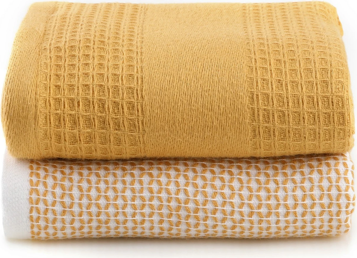 Set brisač za prhanje (2 kosi), Mijölnir Betty, gorčična