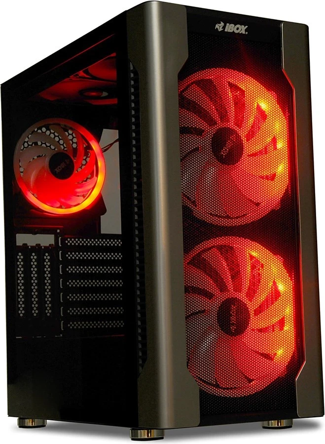 Ohišje za računalnik IBOX CHIRON ZH68, črno