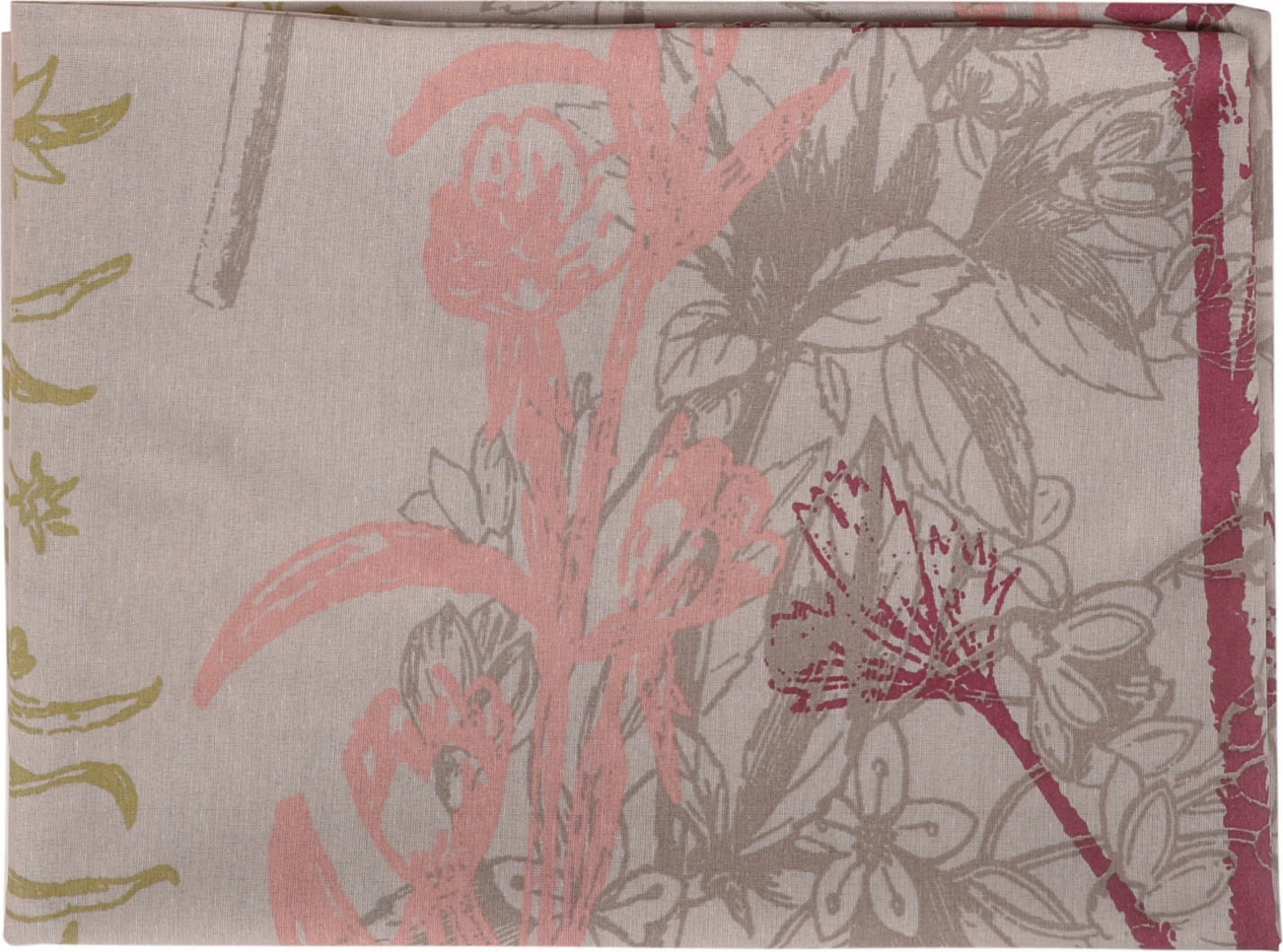 Komplet dvojnega pikeja L'essentiel Urla, bež, rdeča, losos, zelena