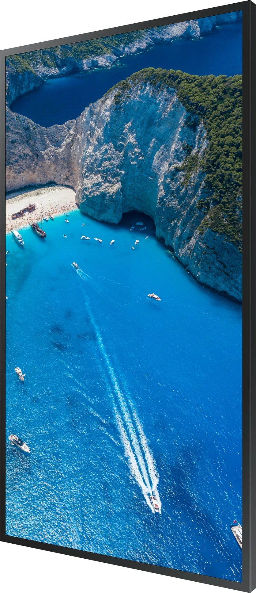 Velik zaslon 75" Samsung OM75A, LED, črn