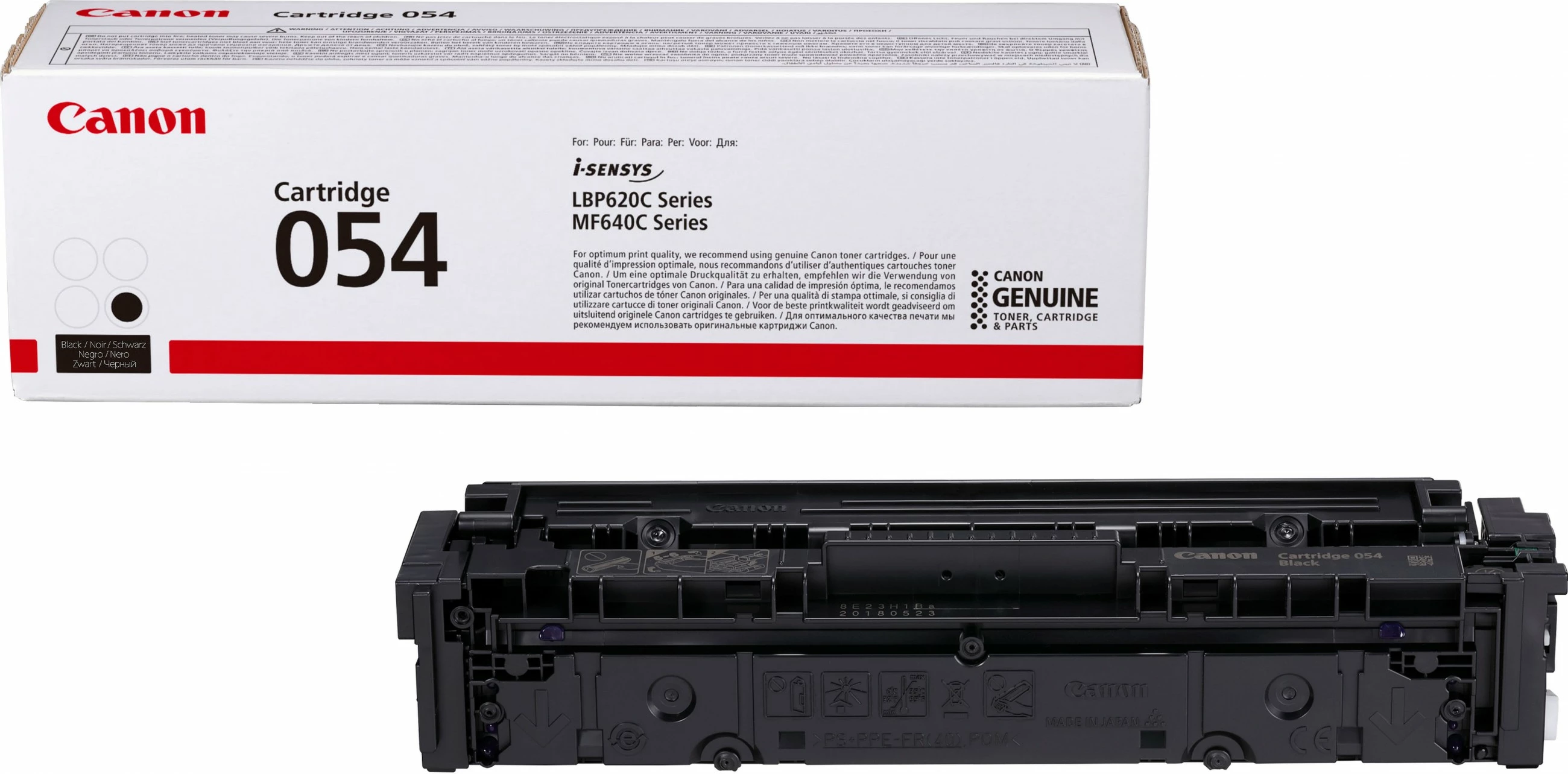 Toner 054, 1.500 strani, črn - Canon
