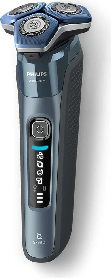 Brivnik z čistilno postajo Philips SHAVER Series 7000 S7882/55, modra