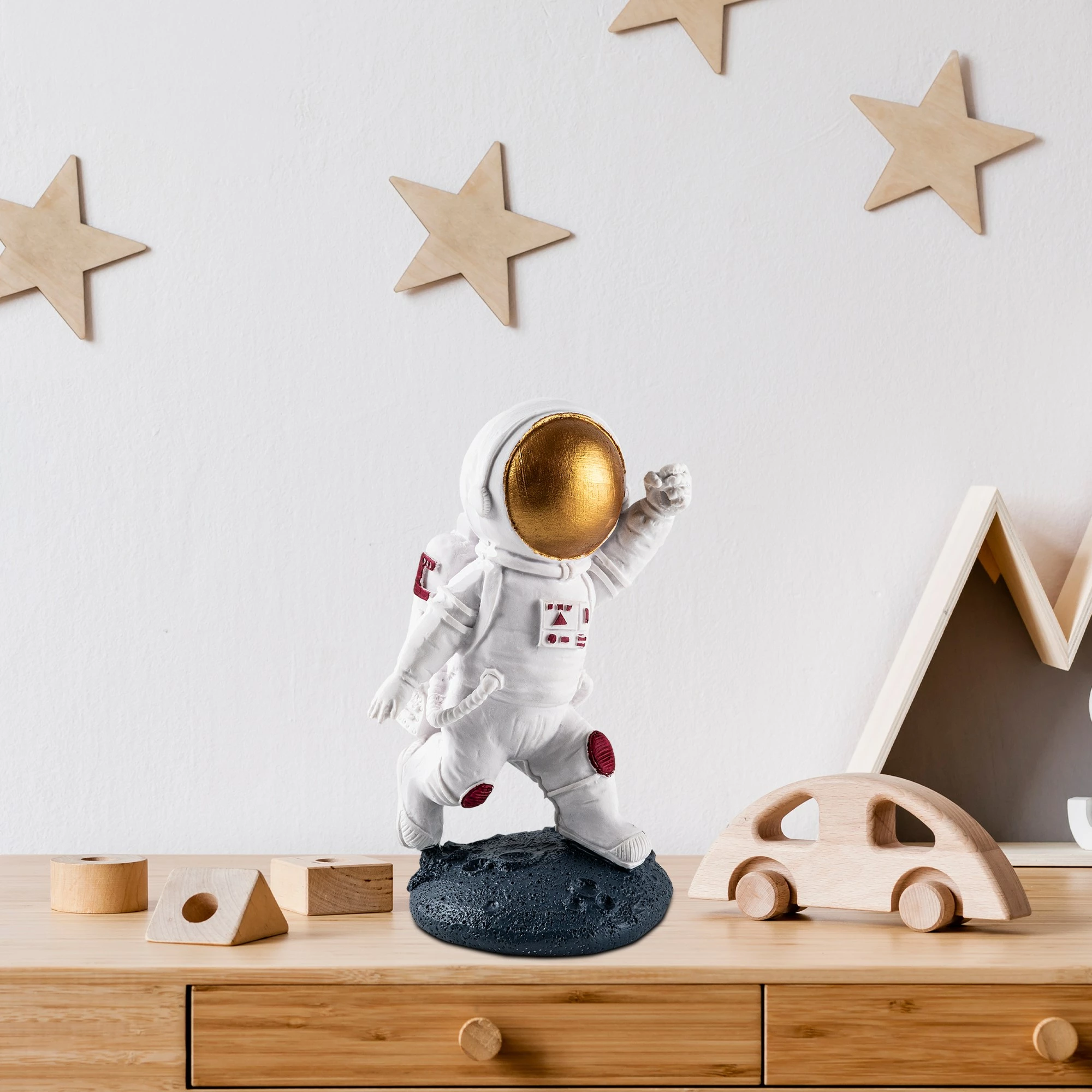 Dekorativni predmet, ročno poslikan, večbarven — Aberto Design Yak-047