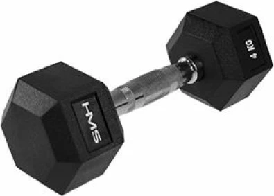 Utež za vadbo 4 kg HMS HEX PRO