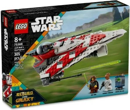 Vesoljska ladja Jedi Knight's Starfighter, komplet LEGO Star Wars Boba 75388, 305 kosov, za otroke 8+