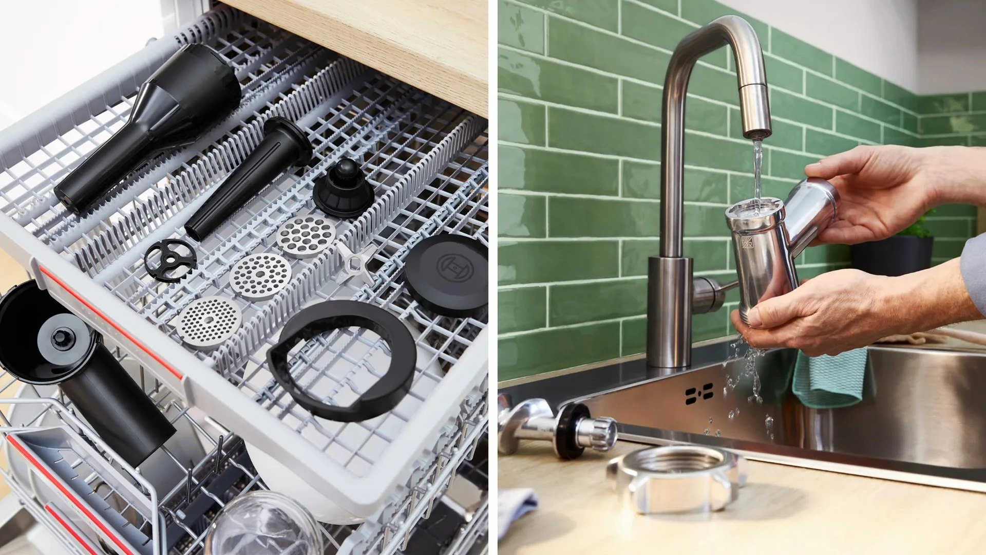 Mlin za meso, električni Bosch Serie 4 MFWS450B, 500 W, črn, z dodatki