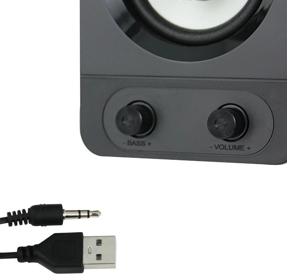 2.1 zvočni set z LED RGB Esperanza EGS107, črn