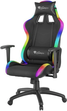 Igralni stol Genesis Trit 500 RGB, eco usnje in tekstil, črn