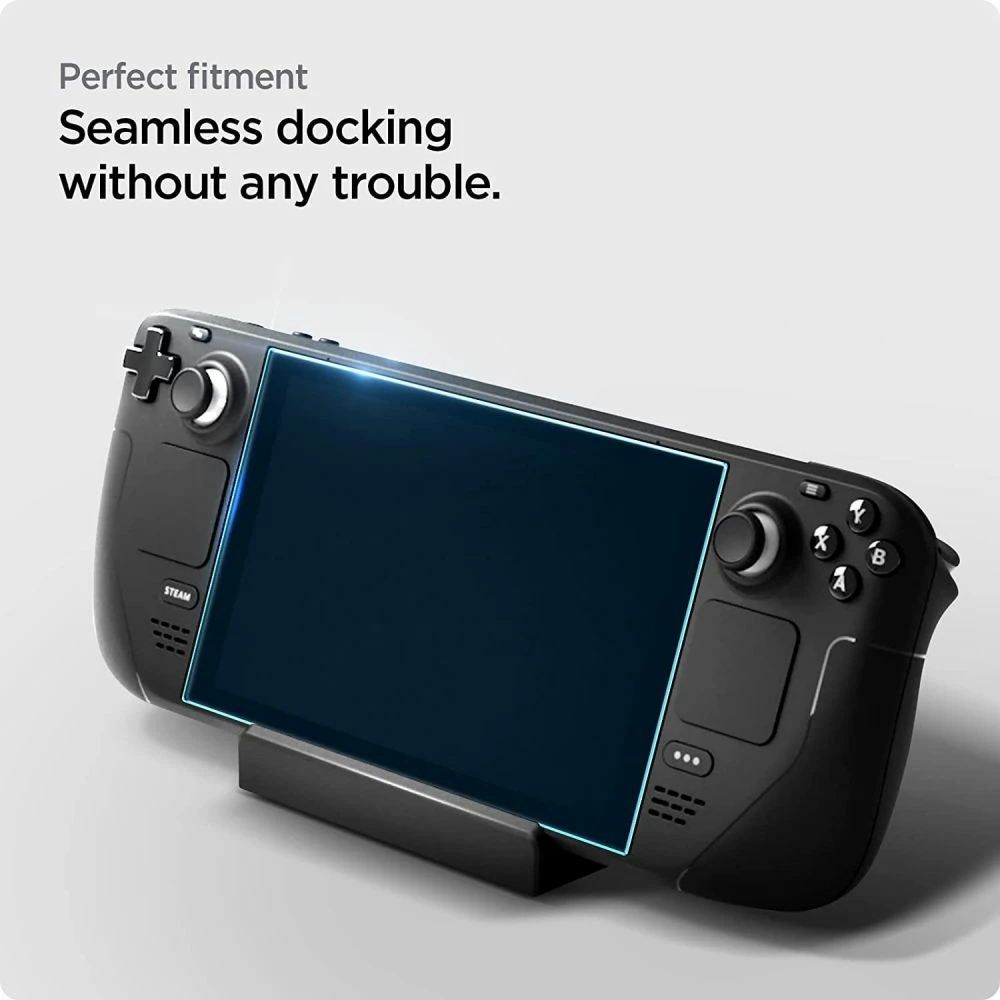 Zaščitno kaljeno steklo Spigen Glas.tR EZ Fit za Valve Steam Deck