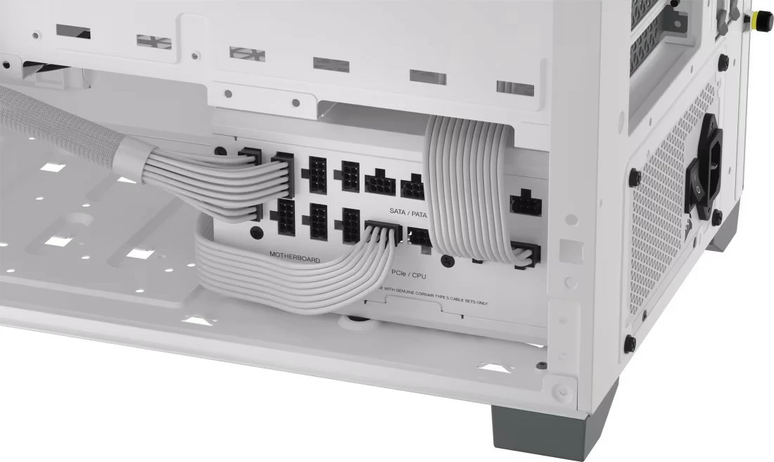 Napajalnik za računalnik 1200 W, modularen, bel, Corsair RM1200X SHIFT