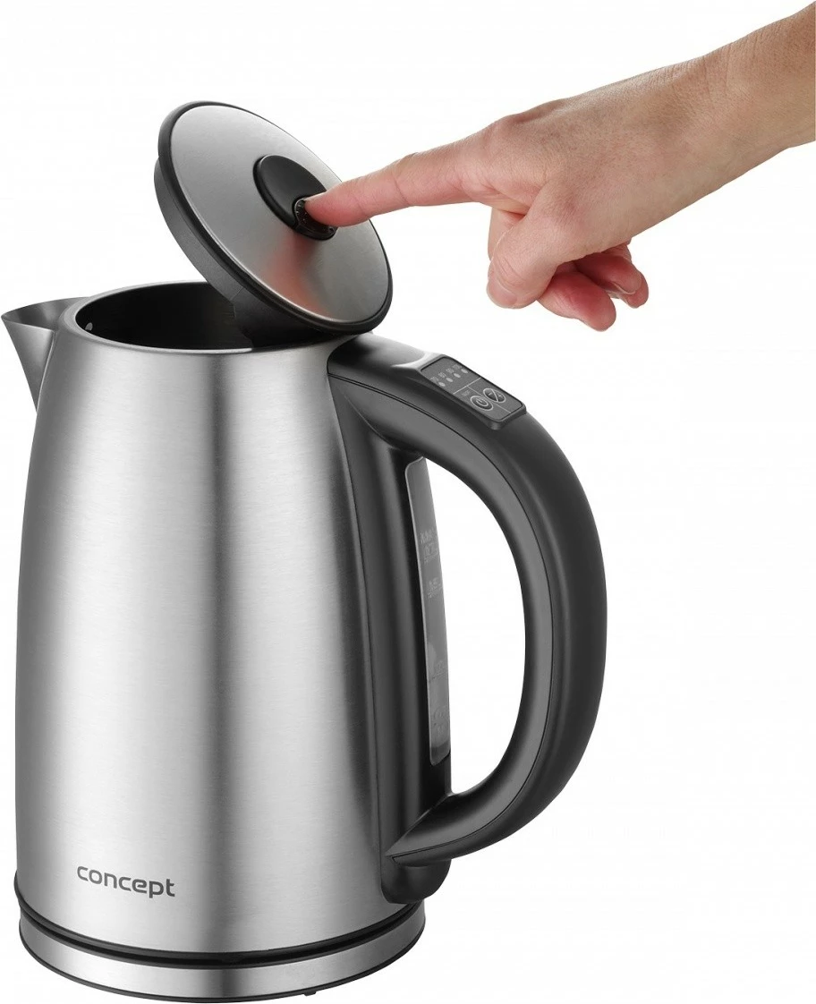 Električni ibrik Concept RK3350, 1,7 L, srebrn