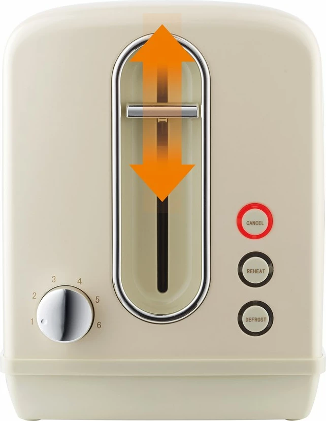 Toster 2 rezini, 1100 W, šampanjec Gorenje T1100CLI