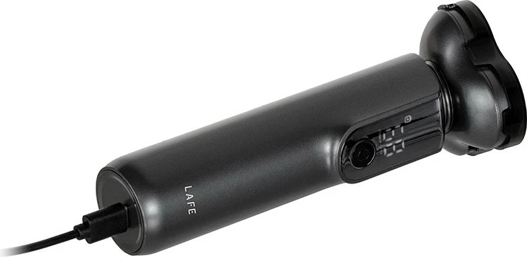 Makinica za britje MasterGlide, 3 glave, LCD zaslon, 90 min, Lafe, črna