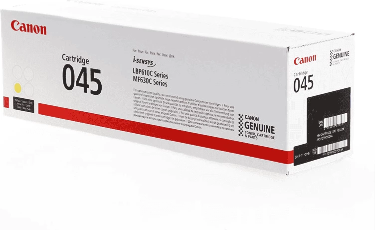 Toner kartuša 045 (1239C002), 1300 strani, rumena, Canon