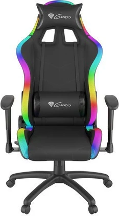 Igralni stol Genesis Trit 500 RGB, eco usnje in tekstil, črn