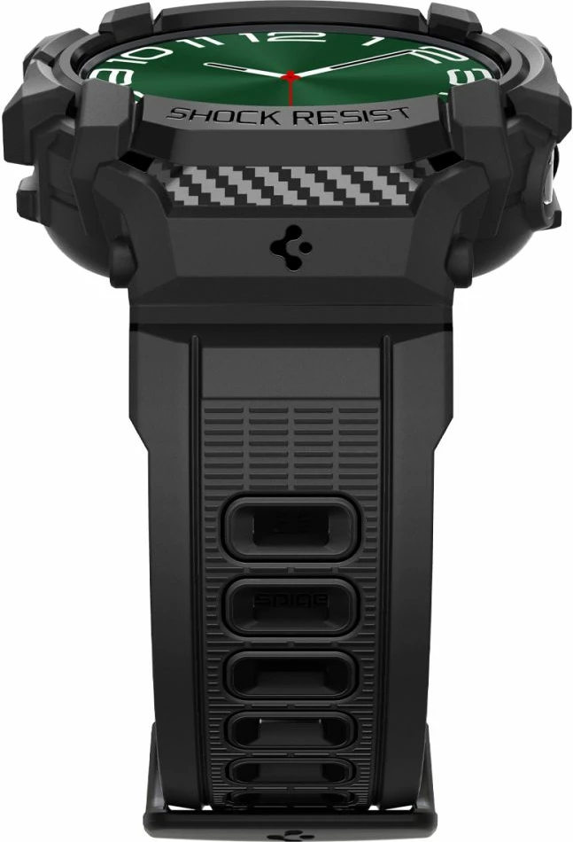 Ovitek Rugged Armor Pro Spigen za Samsung Galaxy Watch Ultra 47mm, črn