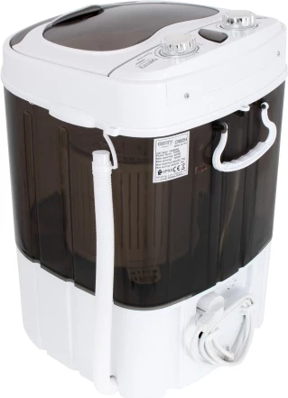 Prenosni pralni stroj z ožemanjem Adler CR 8054, 3 kg pranja, 1 kg ožemanja, program 15 min, bel/siv