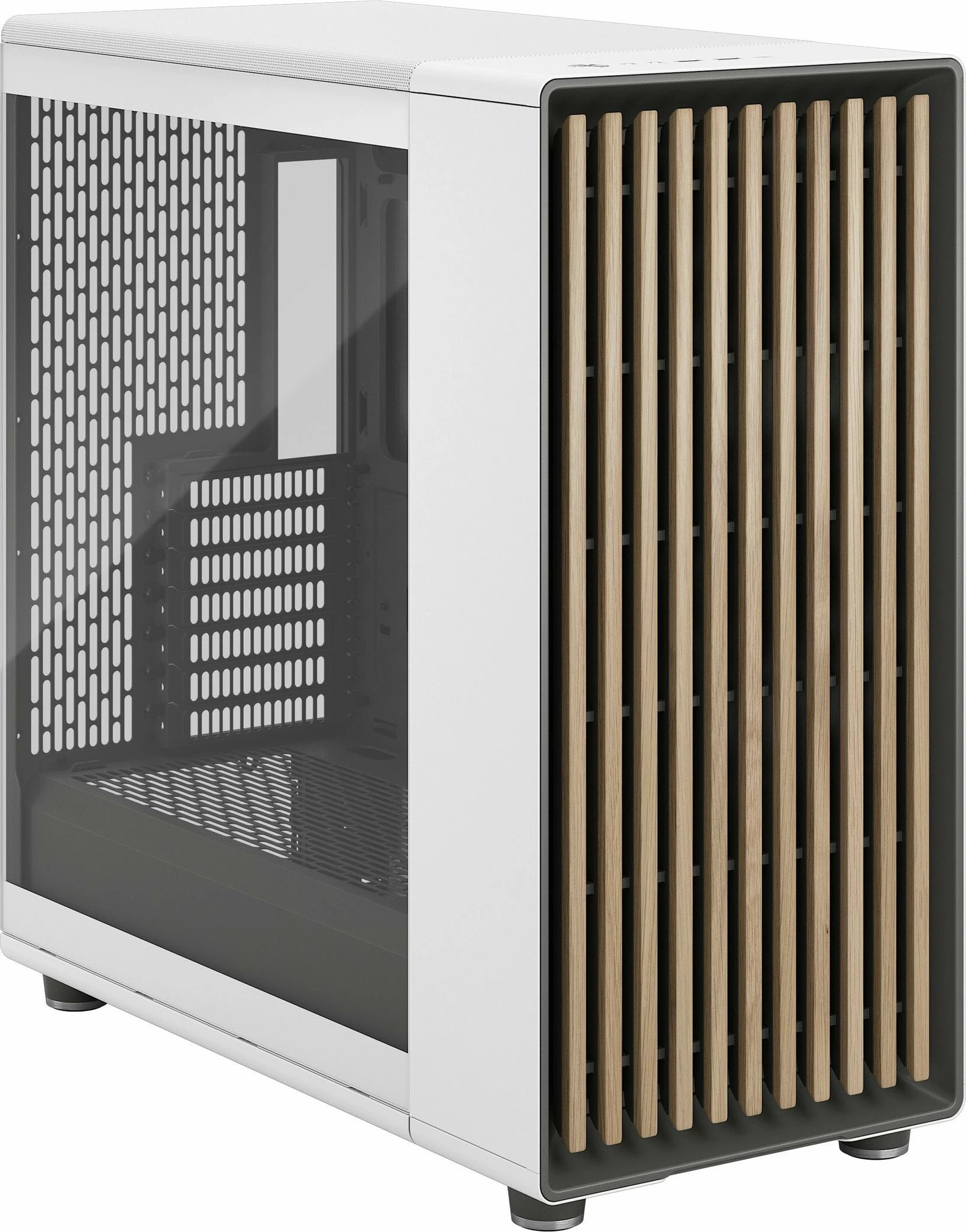Midi Tower ohišje za računalnik Fractal Design FD-C-NOR1X-04, bela, ATX, EATX, micro ATX, Micro-ITX