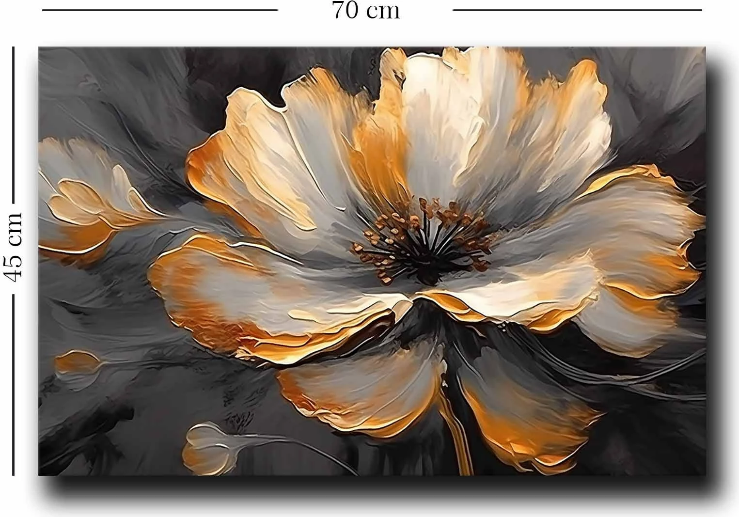 Dekorativna platnena slika, večbarvna, 45x70 cm, Wallity 4570GSC-007