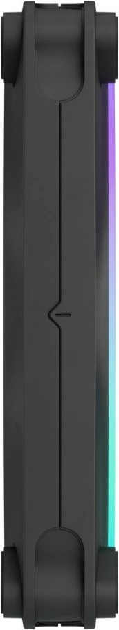 Set 3 ventilatorjev 140 mm z RGB osvetlitvijo, Fractal Design Momentum 14 RGB, črn